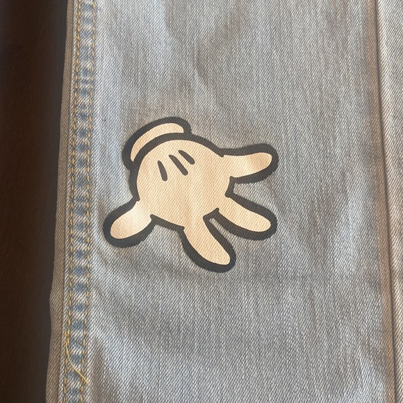 LEVIS X Disney MICKEY MOUSE 511 Slim Youth Jeans Disney Ltd Edition Size 8 - Picture 6 of 12